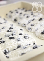 豆餅のつき上がり